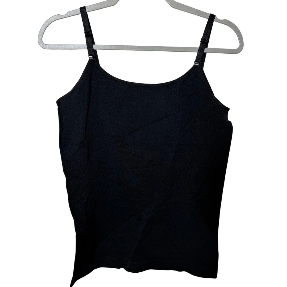 Shapermint Essentials Black All Day Every Day Scoop Neck Cami Tank Top 2XL‎